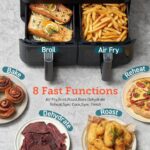 ایرفرایر دوقلو کوسوری امریکا با المنت بالا و پایین و دریچه بازدید برند COSORI مدل Dual air fryer CAF-R901 with clear window - تصویر 10