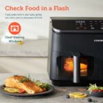 ایرفرایر دوقلو کوسوری امریکا با المنت بالا و پایین و دریچه بازدید برند COSORI مدل Dual air fryer CAF-R901 with clear window - تصویر 8