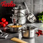سرویس قابلمه استیل 9 پارچه فیسلر آلمان