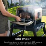 فر و اون توستر چندکاره فوق حرفه‌ای نینجا با قابلیت دودی کردن  برند NINJA OO101 WOODFIRE - تصویر 17
