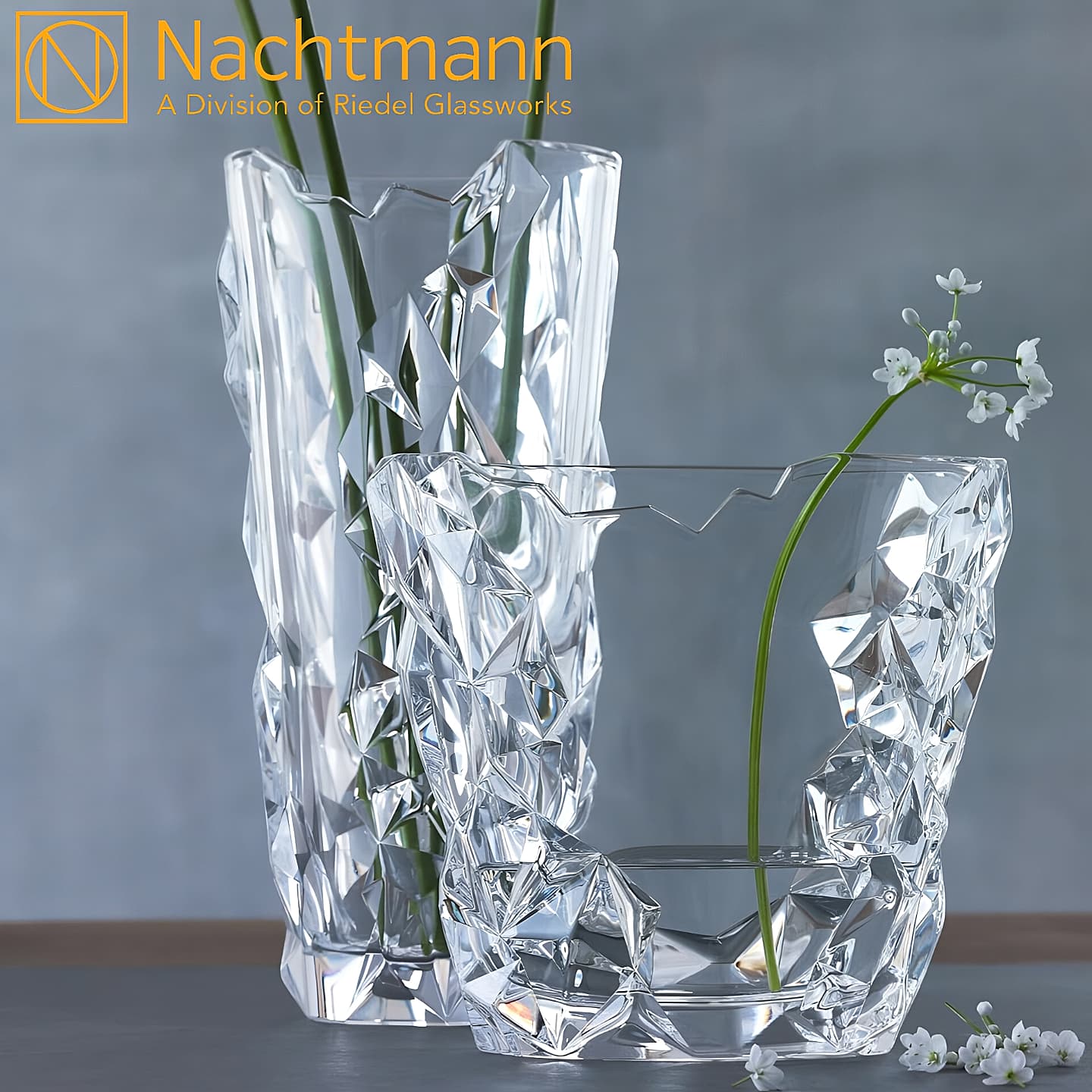 cookabzar_1738330421988.jpg گلدان های کریستال ناخمن آلمان مدل Nachtmann Sculpture Vase - تصویر 1