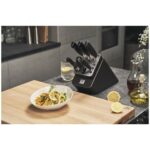 سرویس چاقو زولینگ مدل VIER STERNE Self Sharpening Knife Block - تصویر 6