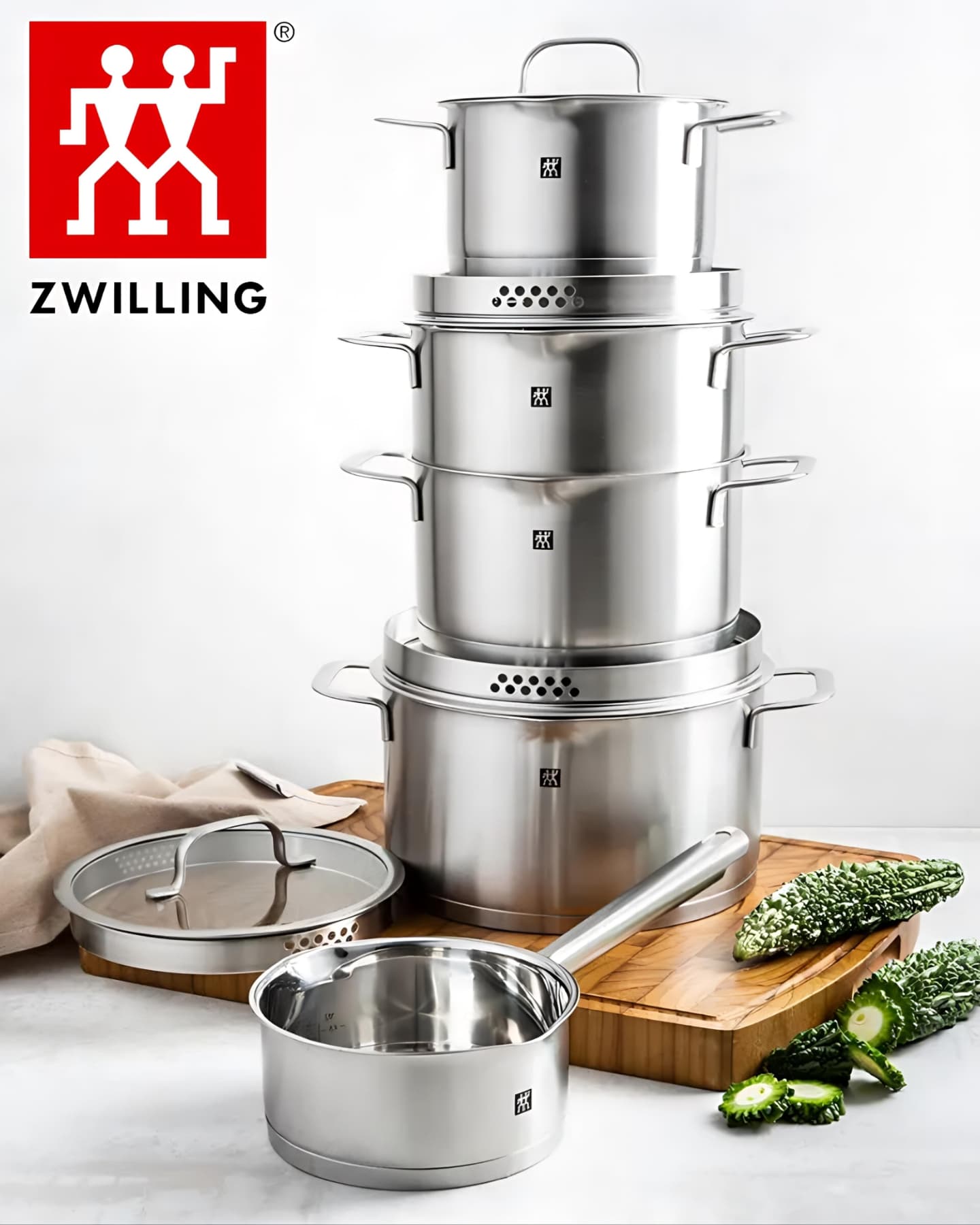 cookabzar_1744386672285.jpg سرویس قابلمه استیل زولینگ ZWILLING مدل TrueFlow - تصویر 1