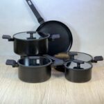 سرویس قابلمه 9 پارچه مدل Lusso برند arow ترکیه - تصویر 5